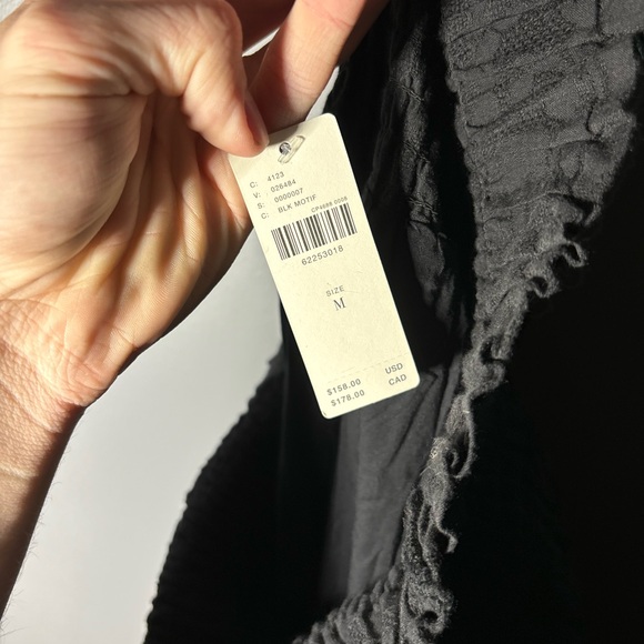 Anthropologie Smocked Wide Leg Embroidered Pants Womens Size Medium. - Picture 5 of 5